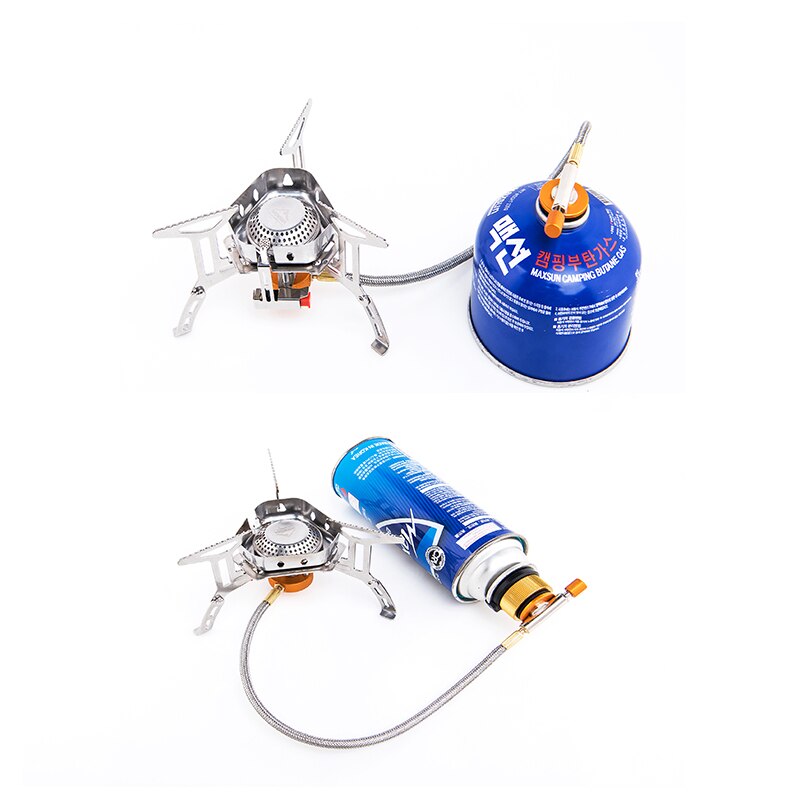 Widesea Wind proof outdoor gas burner camping stove lighter tourist equipment kitchen cylinder propane grill