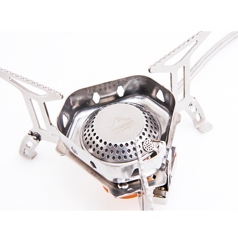 Widesea Wind proof outdoor gas burner camping stove lighter tourist equipment kitchen cylinder propane grill