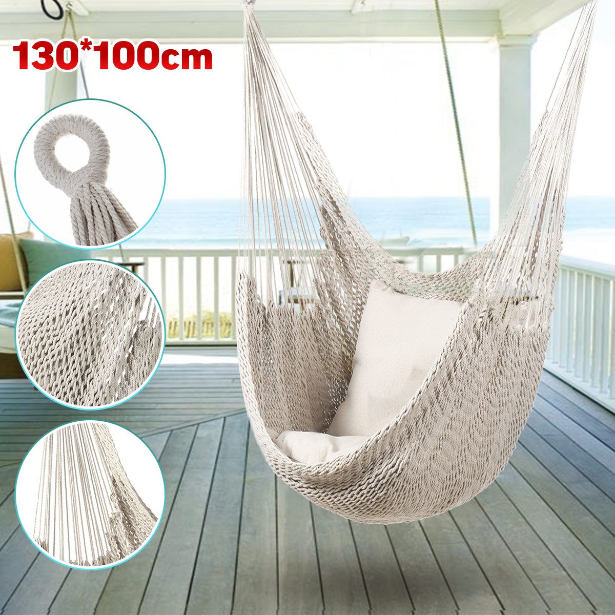 Madrid Macrame Comfy Hammock Chair
