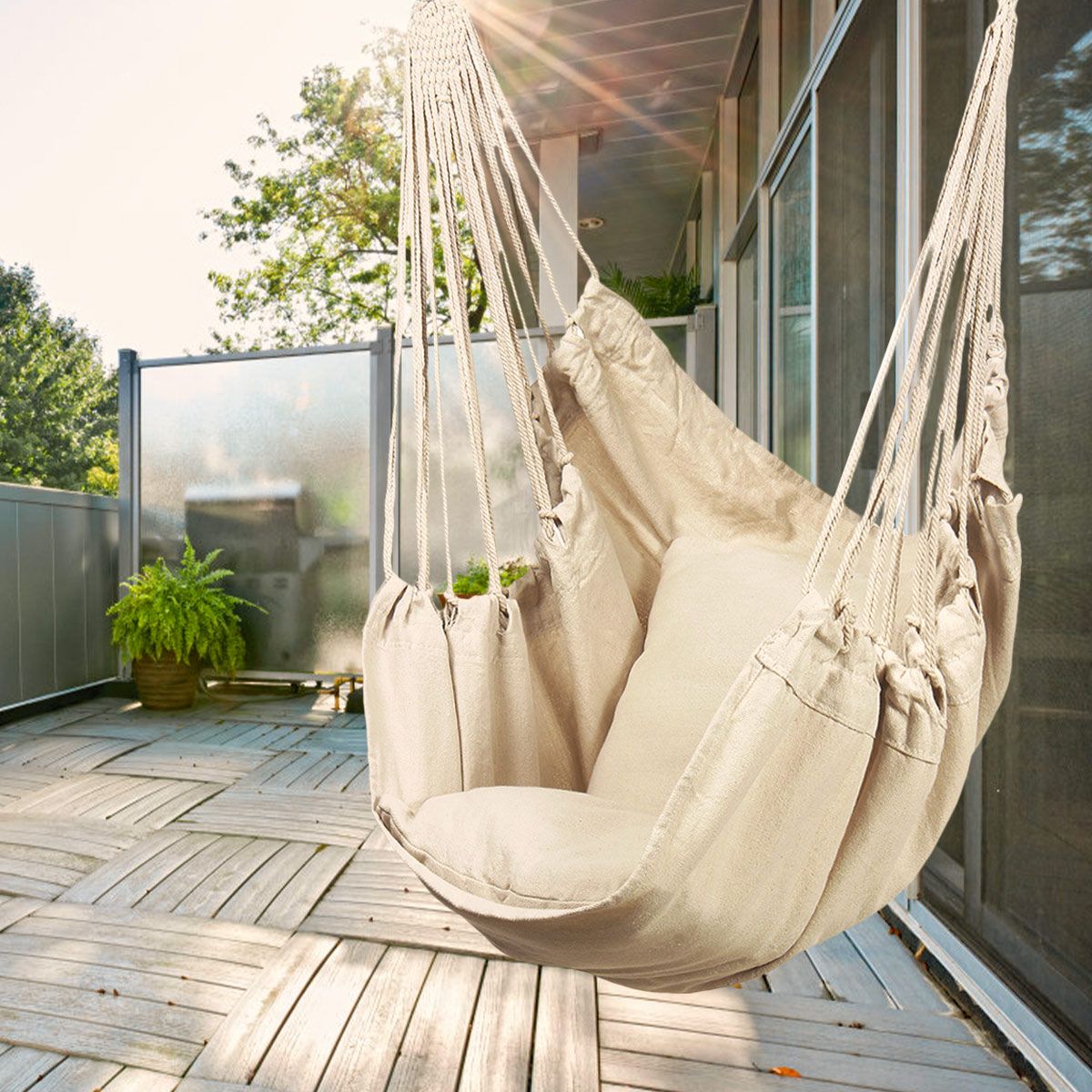 Madrid Macrame Comfy Hammock Chair