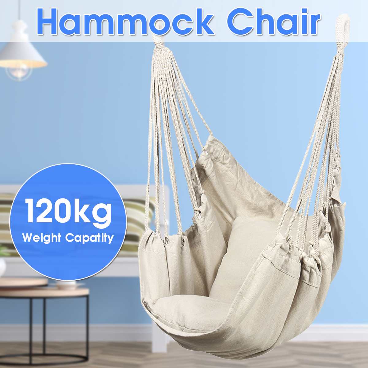 Madrid Macrame Comfy Hammock Chair